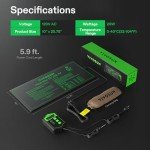 VIVOSUN 10"x 20.75" Seedling Heat Mat and Digital Thermostat Combo Set, UL & MET-Certified Warm Hydroponic Heating Pad for Germination, Indoor Gardening, Greenhouse