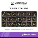 Clonex Rooting Gel 100ml with VPS OrganiPlug Hydroponic Seed Starter Plugs 50 Pack - Bundle