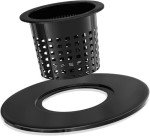 Lykvrii 3 Pack Net Pots 6 Inch for 5 Gallon, 2 in 1 Wide Lip Hydroponic Bucket Lids, DWC Hydroponic Baskets net Pot lid for 5 and 3.5 Gallon