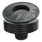 Viagrow 6 inch Wide Lip Bucket Basket Lid, (6 Pack), 5 and 3.5 Gallon DWC Bucket Net Pots