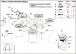 RDWC Top Feed Drip Hydroponics Systems, Recirculating Deep Water Culture Hydroponic Bucket System, 5 Gallon Hydroponics Growing System Kit with Water Pump, Air Pump(4 Bucket + Reservoir + Drip Kit)