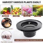RDWC Top Feed Drip Hydroponics Systems, Recirculating Deep Water Culture Hydroponic Bucket System, 5 Gallon Hydroponics Growing System Kit with Water Pump, Air Pump(4 Bucket + Reservoir + Drip Kit)