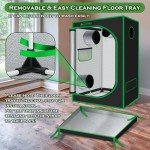 Indoor Hydroponic Grow Tent 48"x24"x60" with Window