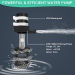RDWC Top Feed Drip Hydroponics Systems 6 Buckets + Reservoir, Recirculating Deep Water Culture Hydroponic Bucket System, 5 Gallon Hydroponics Grow System Kit with Water Pump, Air Pump