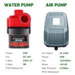 RDWC Hydroponics Grow System 6 Site + Reservoir, 7-Gallon Top Drip Recirculating Deep Water Culture Hydroponic Bucket System, Hydroponics Growing System Kit with Water Pump, Air Pump