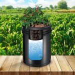 VEVOR RDWC Hydroponics Grow System, Hydroponic Growing Kit with Top Drip, Recirculating Deep Water Culture 4 Buckles and 1 Reservoir, with Air Pump and Water Level Device for Leafy Vegetables