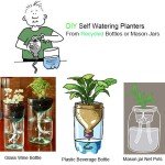 ORIMERC 150 feet 1/4 inch Self Watering Capillary Wick Cord Vacation Plant Sitter Hydroponic Wicking Self-Watering Planter Pot Automatic Water System Device Potted Violet Auto Seedling Waterer Rope