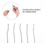 ORIMERC 150 feet 1/4 inch Self Watering Capillary Wick Cord Vacation Plant Sitter Hydroponic Wicking Self-Watering Planter Pot Automatic Water System Device Potted Violet Auto Seedling Waterer Rope