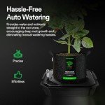 VIVOSUN 4-Pack FlexFeed Self-Watering Pots, Auto Irrigation Fabric Pot Base with Water Meter & Maintenance Window, for Use Indoors/Outdoors in Grow Tents, Greenhouses, Gardens
