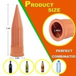 TKSCUSR Plant Self-Watering Stakes-15 Pack Terracotta Automatic Plant Waterer Devices Auto-Water Irrigation System for Indoor/Outdoor Plants