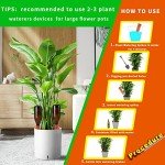 TKSCUSR Plant Self-Watering Stakes-15 Pack Terracotta Automatic Plant Waterer Devices Auto-Water Irrigation System for Indoor/Outdoor Plants