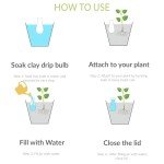 SmartiLiving Ollas (Set of 4) | 12oz Terracotta Plant Watering Globes - Self Watering Planter Insert - Automatic Plant Watering Devices | Vacation Watering Pots for Indoor & Outdoor Plants