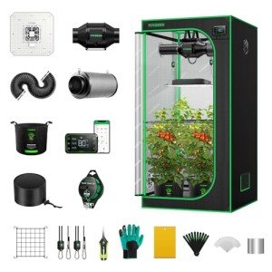 VIVOSUN Smart Hydroponic Grow Tent System Kit