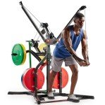 Sunny Health & Fitness Multifunctional All in One Pully Cable Home Gym – Complete Functional Trainer Compact Workout System SF-HG92401