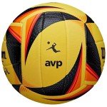 Wilson AVP OPTX Replica Volleyball - Official Size ,Yellow/Black/Red