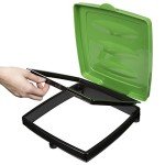Portable Trash Bag Holder - Collapsible Trashcan for Garbage - Indoor/Outdoor Use - Ideal for Camping, Recycling, and More by Wakeman Outdoors (Green)