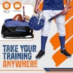 True Strike Pro Football Kicking Tee - Ultimate Football Tee Compatible with All Ball Sizes, Bonus Goal Kicking Tracker, Field Goal Football Holder