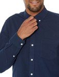 Amazon Essentials Slim-Fit Dress Shirts for Men - Long-Sleeve, Pocket, Button-Down Oxford Shirt, Navy, XX-Large