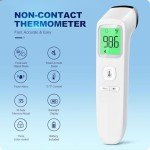 No-Touch Thermometer for Adults and Kids, Accurate Digital Baby Thermometer, FSA HSA Eligible, Fever Alarm & Silent Mode, 2 in 1 Forehead & Object Mode