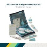 Safety 1st Deluxe Baby Healthcare and Grooming Kit, Arctic Blue, Newborn Baby Essentials, One Size, 25 Pieces