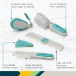 Safety 1st Deluxe Baby Healthcare and Grooming Kit, Arctic Blue, Newborn Baby Essentials, One Size, 25 Pieces