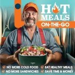 Portable Heated Lunch Box for Work and Travel