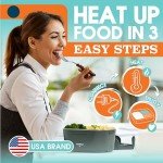 Portable Heated Lunch Box for Work and Travel