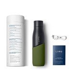 LARQ Self-Cleaning Water Bottle 24 oz - Black/Pine