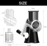 Cambom Hand Crank Cheese Grater with Suction Base