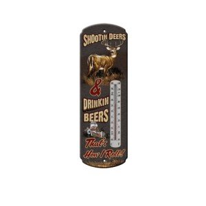 Rivers Edge Fun Tin Wall Thermometer - 17