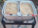 Outdoor Propane Deep Fryer with Dual Baskets