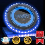 TOSY LED Flying Disc - Bright, Rechargeable Fun