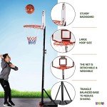 Adjustable Portable Basketball Hoop for Kids & Teens