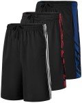 Men's 3-Pack Quick-Dry Mesh Athletic Shorts