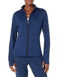 Cozy Women's Fleece Full-Zip Jacket in Navy