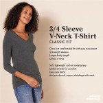 Caramel Women's Classic-Fit V-Neck T-Shirt
