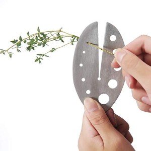 Stainless Steel Herb Stripper Tool for Easy Cooking