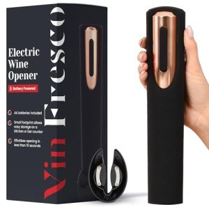 Automatic Electric Wine Opener with Foil Cutter