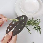 Stainless Steel Herb Stripper Tool for Easy Cooking