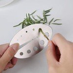 Stainless Steel Herb Stripper Tool for Easy Cooking