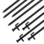 Heavy Duty 8-Inch Tent Stakes - 4-Pack