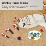 4Pcs Catnip Knife-Shaped Crinkle Toys for Kittens