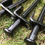Heavy Duty 8-Inch Tent Stakes - 4-Pack