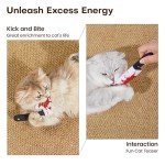 4Pcs Catnip Knife-Shaped Crinkle Toys for Kittens