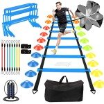 Agility Training Set: Ladder, Bands, Parachute & More
