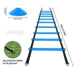 Agility Training Set: Ladder, Bands, Parachute & More