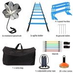 Agility Training Set: Ladder, Bands, Parachute & More