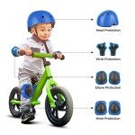 Blue Adjustable Kids Bike Helmet & Knee Pads Set