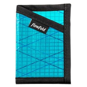 Cyan Minimalist Sailcloth Card Holder Wallet