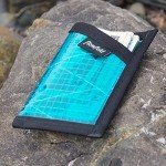 Cyan Minimalist Sailcloth Card Holder Wallet